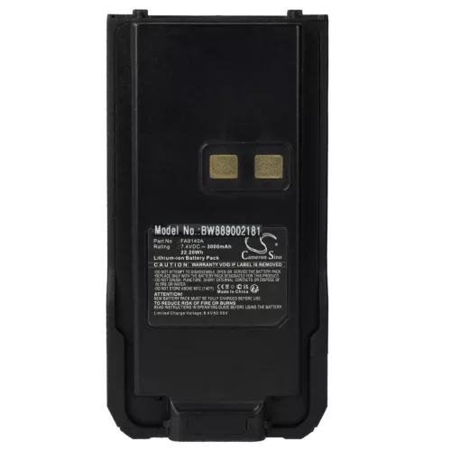 VHBW Radio Akku FA9140A - 3000 mAh 7,4 V Li-Ion