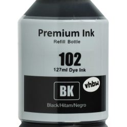   VHBW Epson C13T03R140 Fekete Utántöltő Tinta, 102 Dye, 127 ml
