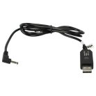 VHBW USB Töltőkábel AK-E8 Canon DC-csatoló - 90 cm