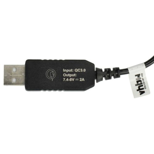 VHBW USB Töltőkábel AK-E8 Canon DC-csatoló - 90 cm