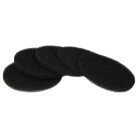 VHBW 5x Junkers 7738112111 Luftfilter - G2 Filterklasse, waschbar, schwarz