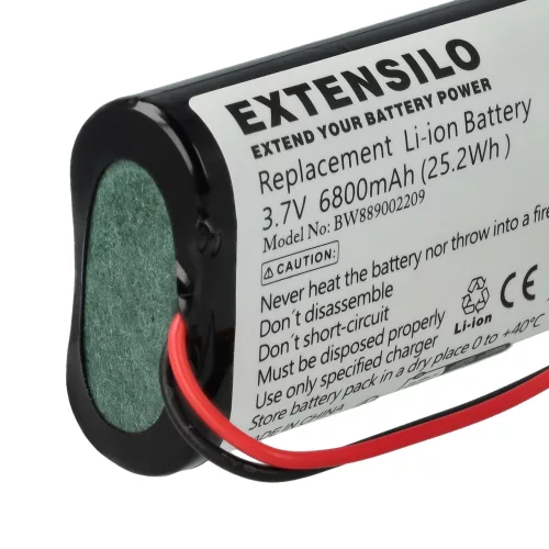 VHBW Battery Sigor Nuindie, Numotion, Villeroy & Boch Seoul 2.0, Zafferano Poldina - 6800 mAh 3.7 V Li-Ion