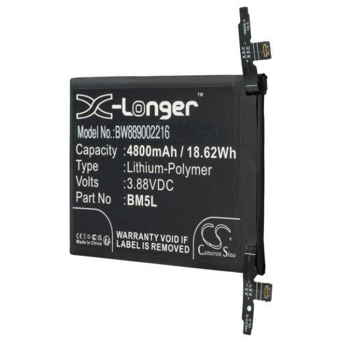 VHBW Mobile Phone Battery for Xiaomi/Redmi BM5L - 4800 mAh 3.88 V Li-polymer - Smartphone Battery