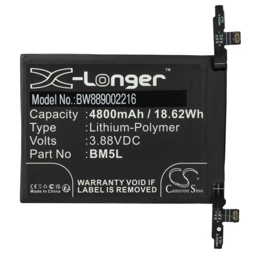 VHBW Mobile Phone Battery for Xiaomi/Redmi BM5L - 4800 mAh 3.88 V Li-polymer - Smartphone Battery