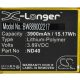 Mobiltelefon akkumulátor  Motorola ND40, SB18D34507 - 3900 mAh 3,89 V Li-polymer