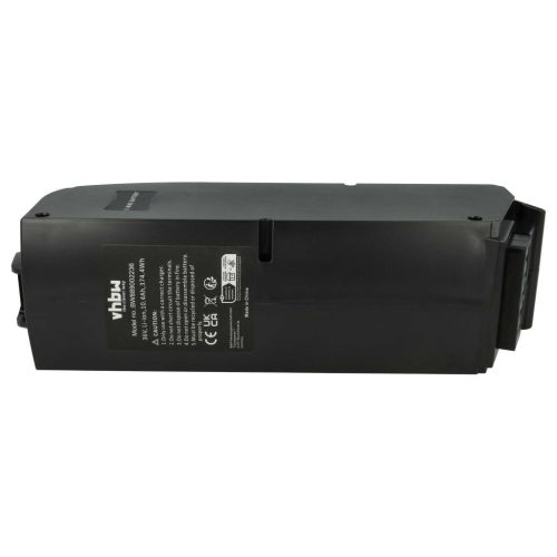 VHBW Akkumulátor, Bosch Powerpack Classic 300/400 Vázakkumulátor helyettesítésére, 36V, 10.4Ah