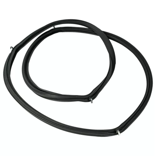 VHBW BSH 626168 Oven Door Seal, 45.5x33x1 cm, Black