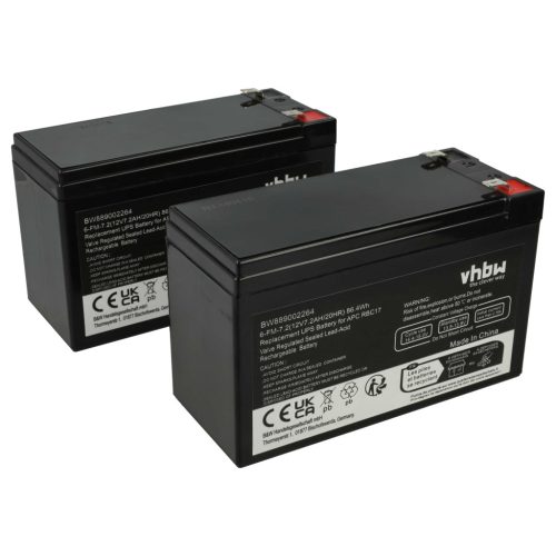 VHBW UPS Akku APC RBC48 - 7200 mAh 12 V AGM