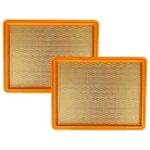 VHBW Vacuum Cleaner Filter 5.731-020.0 - 2x flat pleated filter