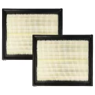 VHBW Vacuum Cleaner Main Filter / Air Filter 496172 - 2 pcs
