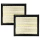 VHBW Vacuum Cleaner Main Filter / Air Filter 496172 - 2 pcs