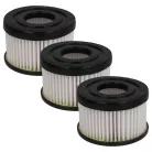 VHBW Vacuum Cleaner Filter ZR009004, 3221614007446 - 3 pcs
