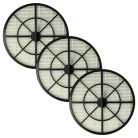 VHBW Staubsauger Ausblasfilter Dirt Devil F49, 440001035 - 3er Pack