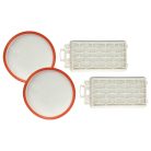 VHBW Staubsauger Filterset Dirt Devil 5510001 - Filterset