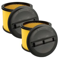  VHBW Vacuum Cleaner Filter Einhell 23.424.25, 23.421.75, 23.421.67 - Black/Yellow
