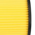 VHBW Vacuum Cleaner Filter Einhell 23.424.25, 23.421.75, 23.421.67 - Black/Yellow