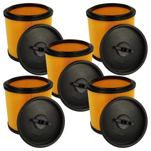 VHBW Vacuum Cleaner Filter Grizzly 91092030 - 5 pcs
