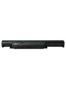   Notebook akkumulátor  Asus A33-K55, A32-K55, A41-K55 - 4000 mAh 10,8 V Li-Ion, fekete