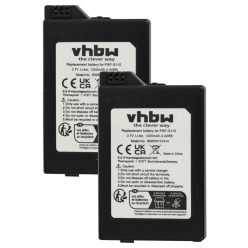VHBW Spielkonsole Akku PSP-S110 - 1200 mAh 3,7 V Li-Ion