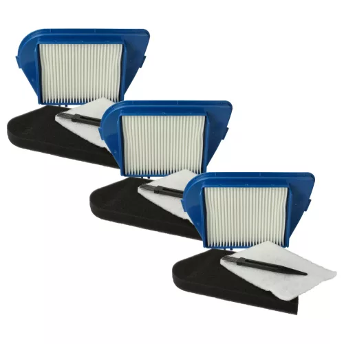 VHBW Vacuum Cleaner Filter + Brush Set ZR004601 - 12 pcs