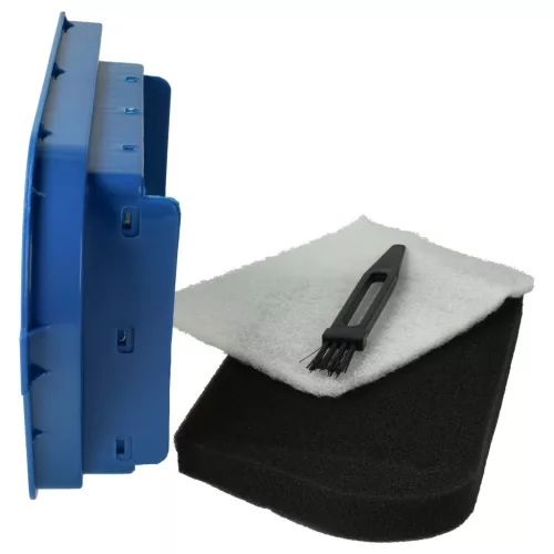 VHBW Vacuum Cleaner Filter + Brush Set ZR004601 - 12 pcs