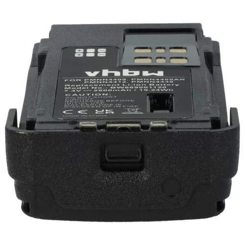 VHBW Radio Akku PMNN4406, PMNN4406BR, PMNN4409 - 2600 mAh 7,4 V Li-Ion