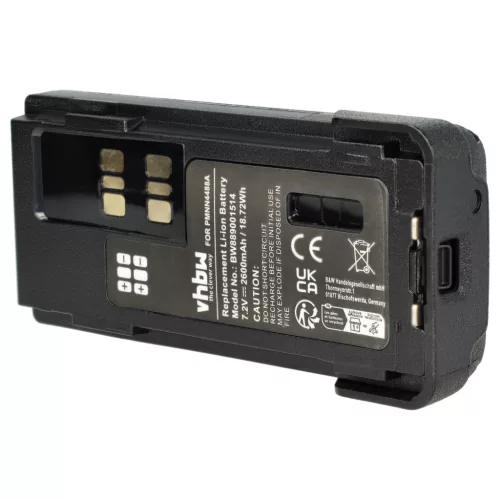 VHBW Radio Battery PMNN4416, PMNN4415AR, PMNN4415, PMNN441 - 2600 mAh 7.4 V Li-Ion