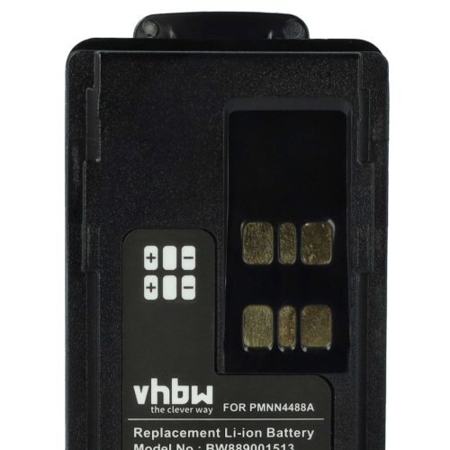 VHBW Radio Battery PMNN4416, PMNN4415AR, PMNN4415, PMNN441 - 1800 mAh 7.4 V Li-Ion
