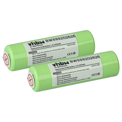 VHBW Haarschneider Akku WER140L2509 - 2500 mAh 1,2 V NiMH