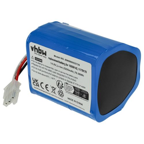 VHBW Battery for Miele 11779170, 10559142 - 5200 mAh, 14.8 V, Li-Ion