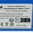 VHBW Battery for Miele 11779170, 10559142 - 5200 mAh, 14.8 V, Li-Ion