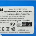 VHBW Battery for Philips IP797, 4322 005 38072 types - 2600 mAh, 10.8 V, Li-Ion
