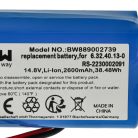 VHBW Battery for Rowenta RS-2230002091 - 2600 mAh, 14.8 V, Li-Ion