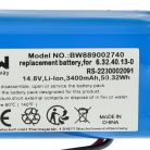 VHBW Battery for Rowenta RS-2230002091 - 3400 mAh, 14.8 V, Li-Ion
