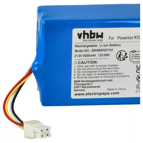 VHBW Akku Samsung DJ96-00193B - 6000 mAh 21,6 V Li-Ion