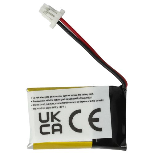 VHBW Wireless Headset Battery Plantronics 84479-01, 86180-01 - 140 mAh 3.7 V Li-polymer