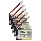 VHBW Wireless Headset Battery 84479-01, 86180-01 - 140 mAh 3.7 V Li-polymer