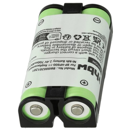 VHBW Kabelloses Headset Akku 9-885-216-12, 9-885-216-11, 9-885-218-43 - 700 mAh 2,4 V NiMH