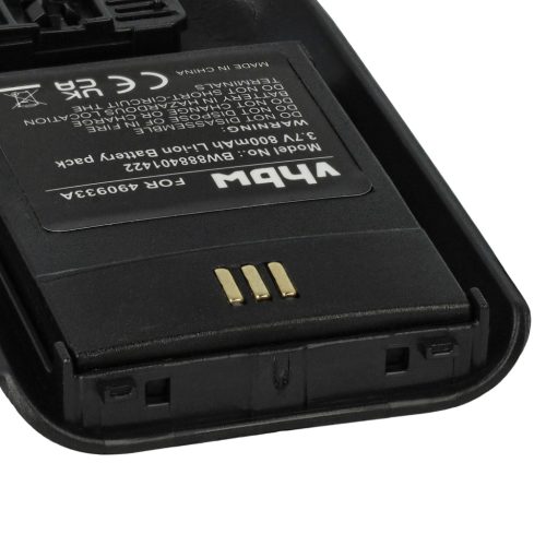 VHBW Telefon Akku Ascom 490933A, 660497 - 800 mAh 3,7 V Li-Ion