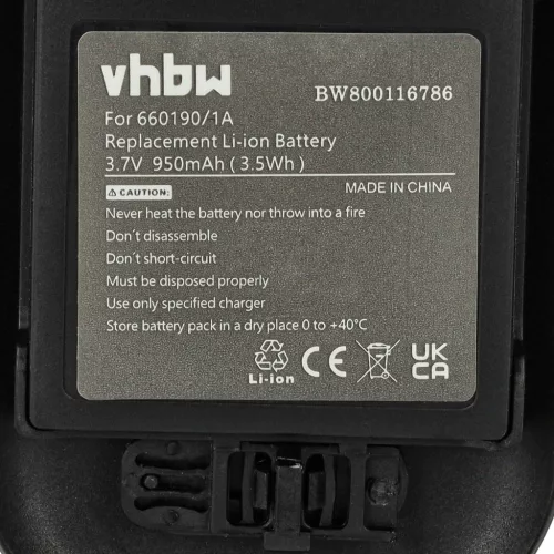 VHBW Battery Alcatel 3BN78404AA for Ericsson landline phone - 930 mAh 3.7 V Li-Ion