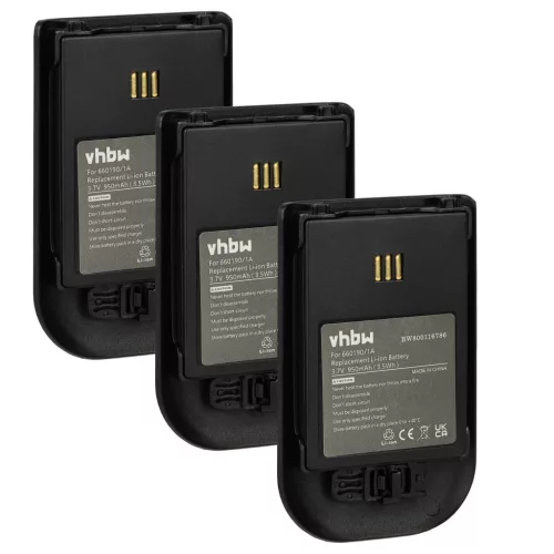 VHBW Wired phone battery 3BN78404AA - 930 mAh 3.7 V Li-Ion