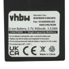 VHBW Battery to replace Alcatel 3BN78404AA - 950 mAh 3.7 V Li-Ion