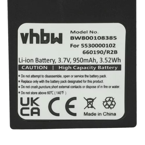 VHBW Battery Alcatel 3BN78404AA for Ericsson landline phone - 950 mAh 3.7 V Li-Ion