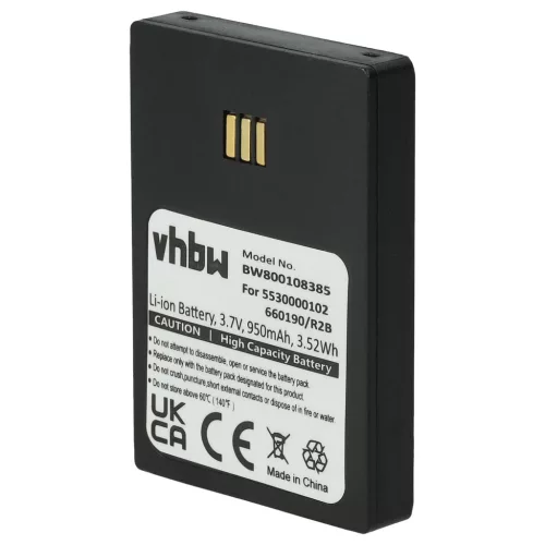 VHBW Battery Alcatel 3BN78404AA for Ericsson landline phone - 950 mAh 3.7 V Li-Ion