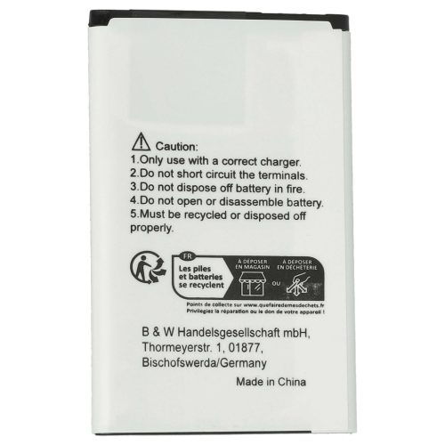 VHBW Mobiltelefon Akku Swisstone RCB03S02 - 800 mAh 3,7 V Li-Ion