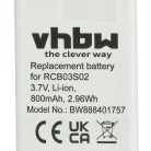 VHBW Mobiltelefon Akku Swisstone RCB03S02 - 800 mAh 3,7 V Li-Ion