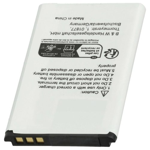 VHBW Mobiltelefon Akku Swisstone RCB03S02 - 800 mAh 3,7 V Li-Ion
