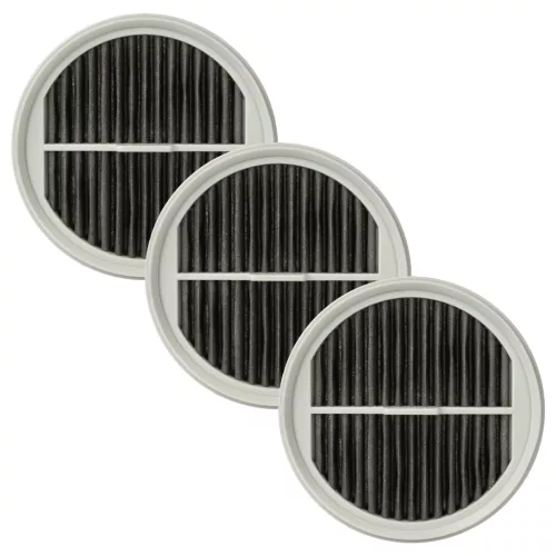 VHBW Vacuum Cleaner Dust Filter Xiaomi Roidmi - 3 pcs