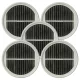 VHBW Vacuum Cleaner Filter for Xiaomi Roidmi - 5 pcs