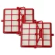VHBW Vacuum Cleaner Filter Lux Intelligence S115 - HEPA Filter + Activated Carbon Filter